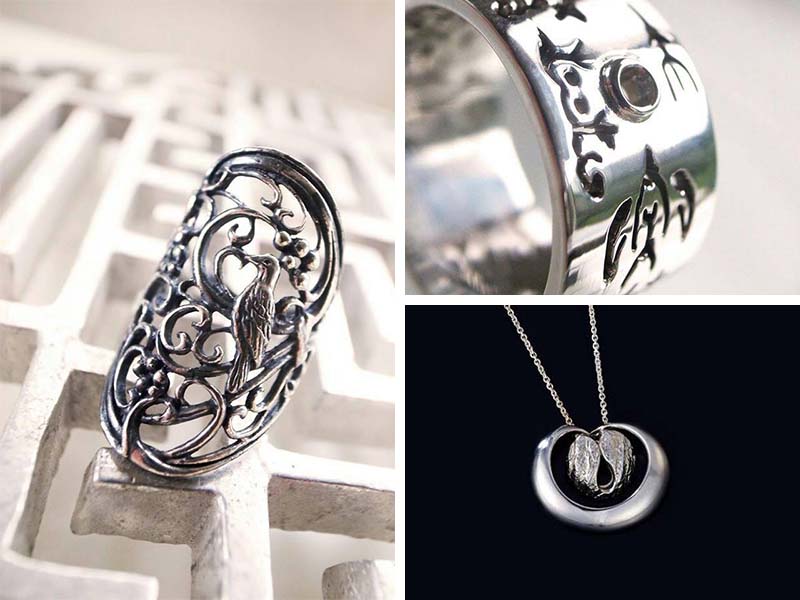 【 純銀材質 】金工的白色光輝 Silver Jewelry art